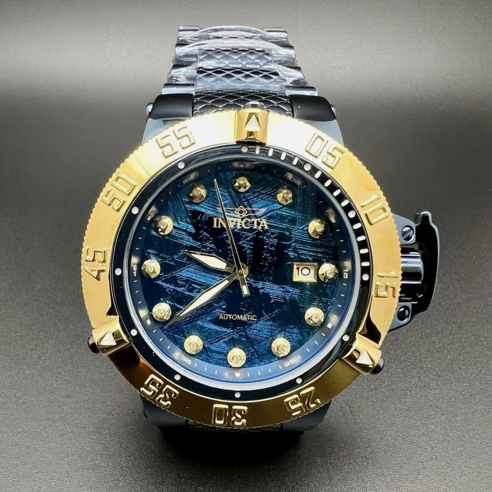 Invicta Subaqua Noma III 0.05 Carat Diamond Automatic Men's Watch w/ Meteorite